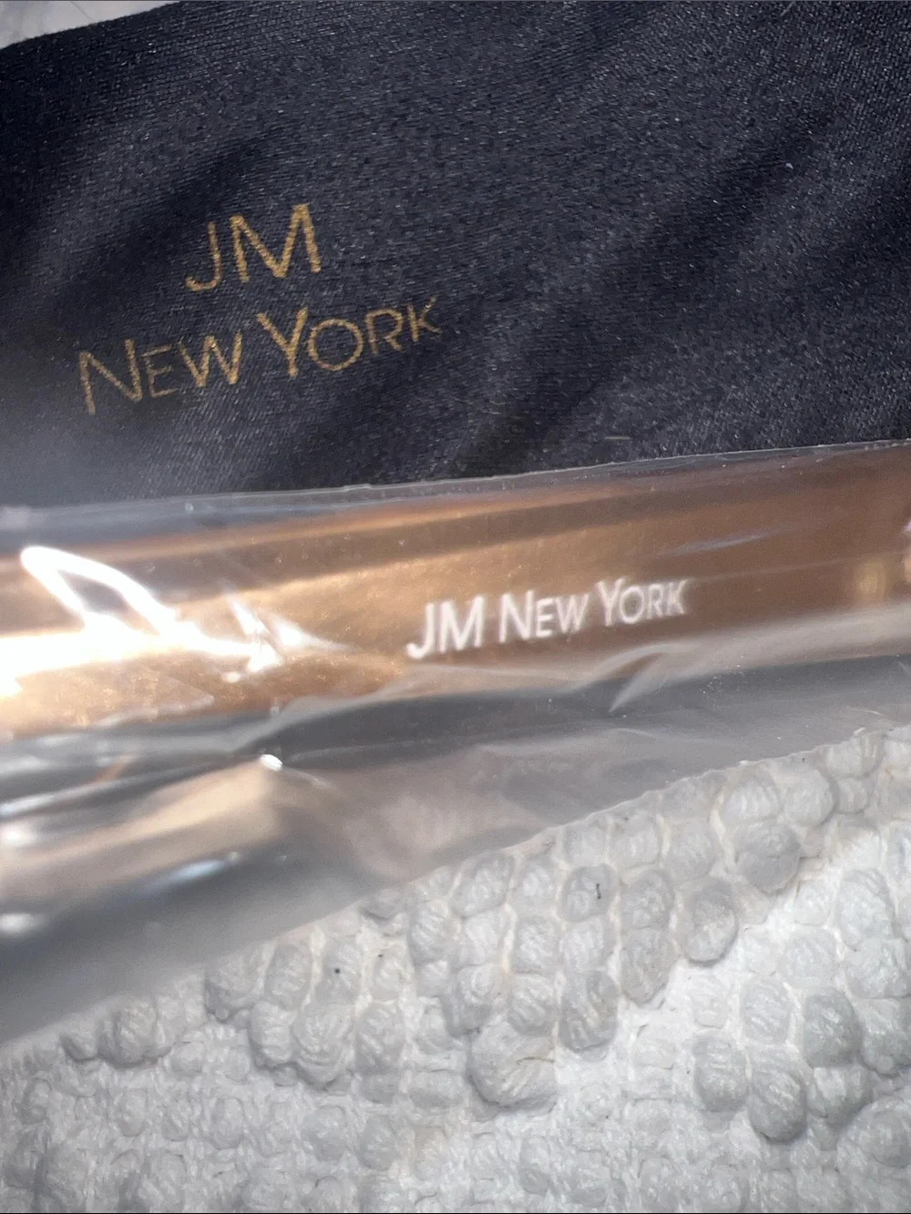 New JM New York +3.50 Reading Glasses in Purple with soft case